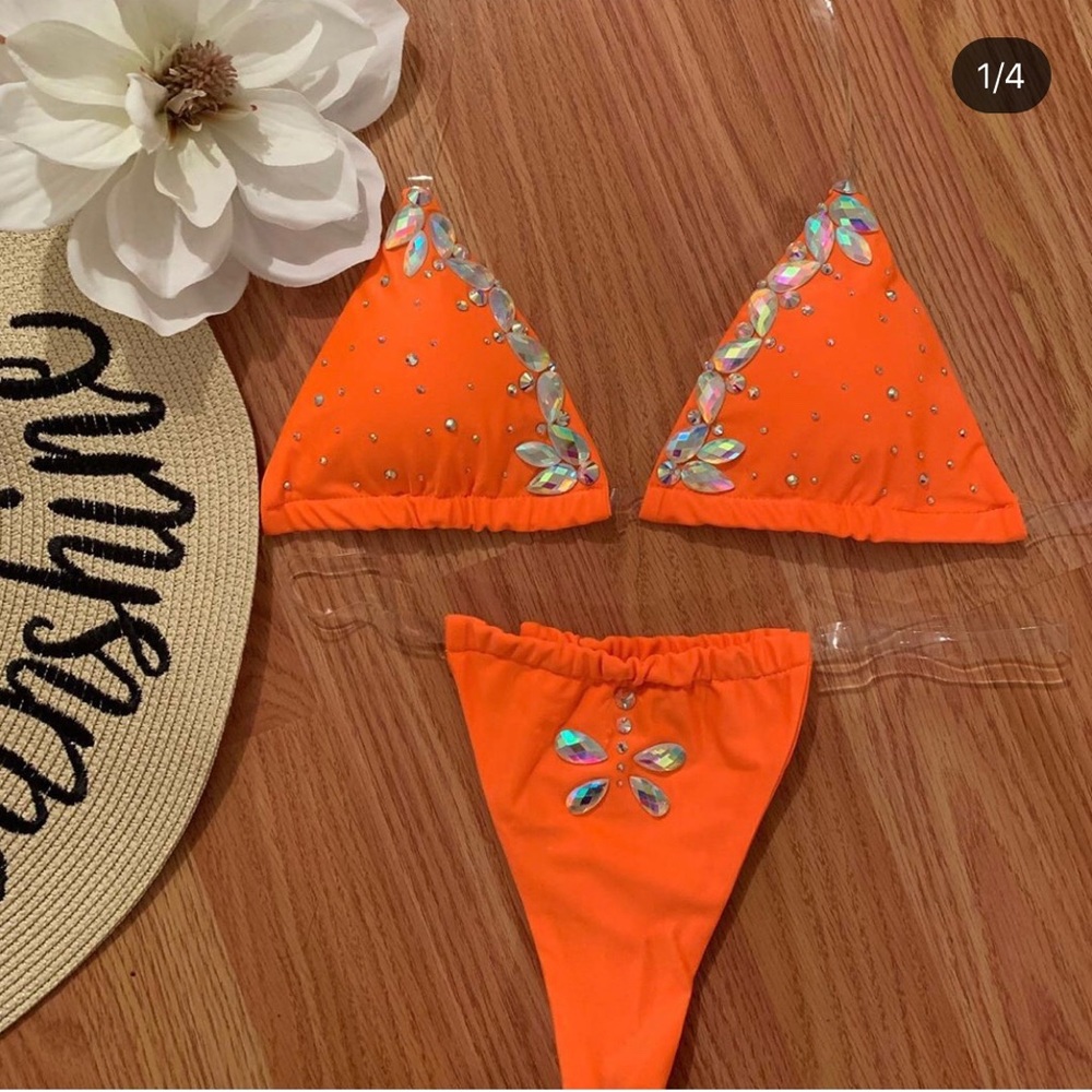 Orange bikini